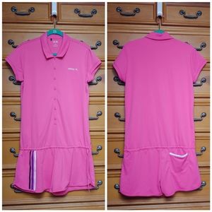 Adidas Golf Pink Performance Romper Short Sleeve